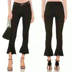 MOTHER Cha Cha Fray Cropped High Rise in Not Guilty Size 25